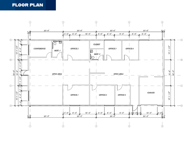 1212 Durham Dr, Houston, TX for lease - Floor Plan - Image 2 of 4