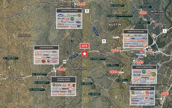 9201 W Hwy 290, Austin, TX - Aérien Vue de la carte