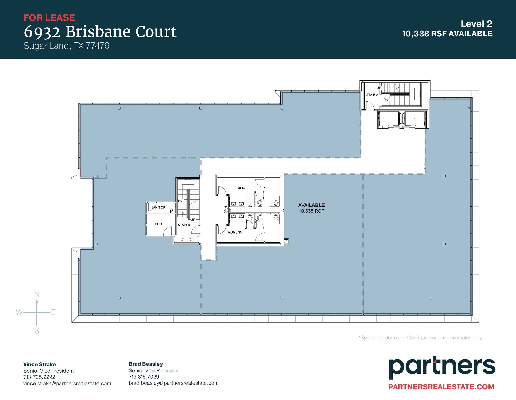 6932 Brisbane ct, Sugar Land, TX for lease Floor Plan- Image 1 of 2
