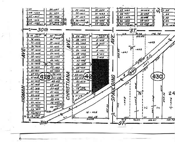 3018 S Spaulding Ave, Chicago, IL for sale - Plat Map - Image 2 of 4