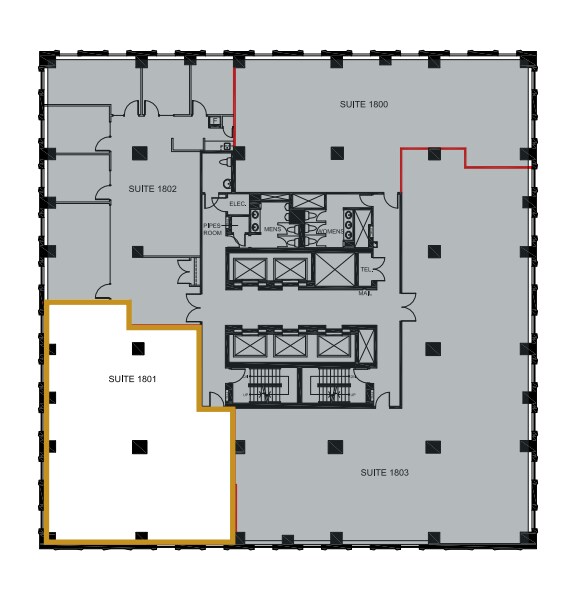 415 Yonge St, Toronto, ON for lease Floor Plan- Image 1 of 1
