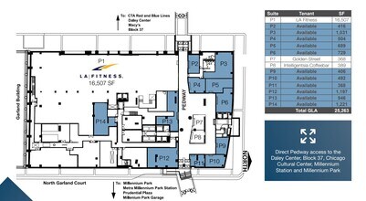 130 N Garland Ct, Chicago, IL for lease Floor Plan- Image 1 of 1