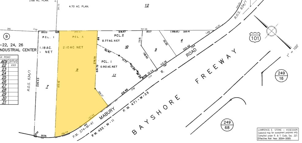 763 Mabury Rd, San Jose, CA for lease - Plat Map - Image 3 of 5