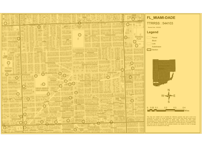 2534 SW 6th St, Miami, FL à vendre - Plan cadastral - Image 2 de 2