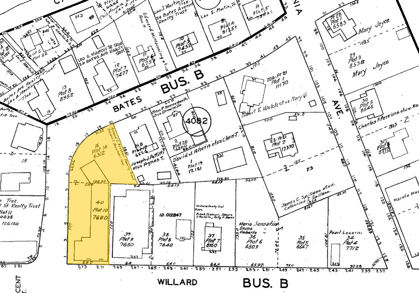 271 Willard St, Quincy, MA à louer - Plan cadastral - Image 2 de 6