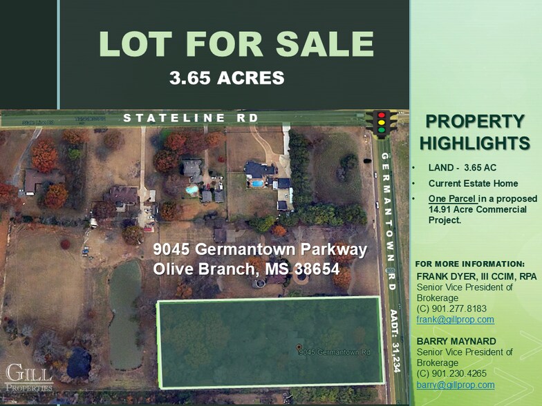 9045 Germantown Rd, Olive Branch, MS à vendre - Photo du bâtiment - Image 2 de 5