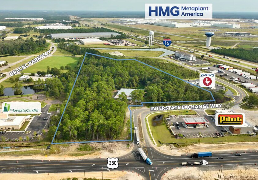 11232 US Highway 280, Ellabell, GA à vendre - Aérien - Image 3 de 6