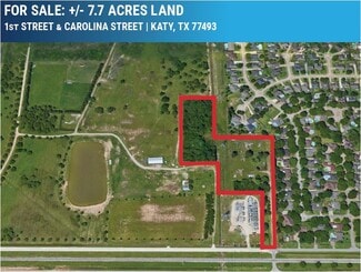More details for First St, Katy, TX - Land for Sale