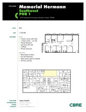 7737 Southwest Fwy, Houston, TX à louer Plan d’étage- Image 1 de 3