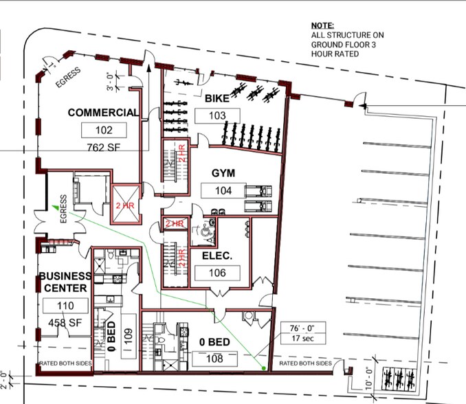 3458 Washington St, Jamaica Plain, MA for lease - Floor Plan - Image 2 of 3