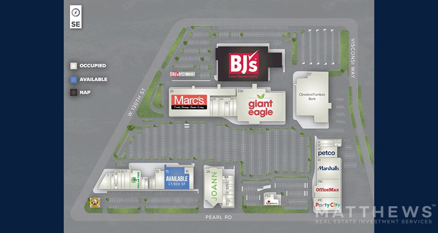 6801-6859 Pearl Rd, Middleburg Heights, OH for lease - Building Photo - Image 2 of 3