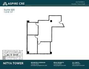 2211 Norfolk St, Houston, TX for lease Floor Plan- Image 1 of 1