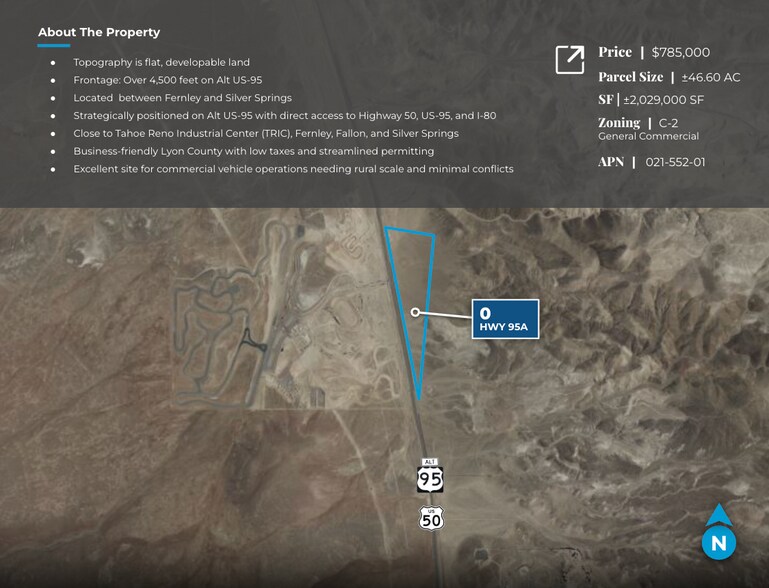 0 Hwy 95A, Fernley, NV à vendre - Photo du bâtiment - Image 2 de 3