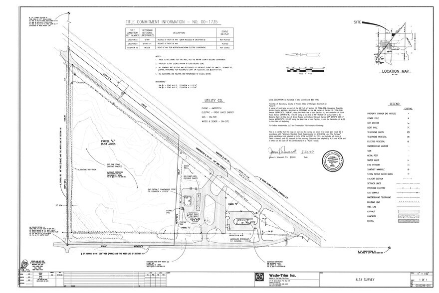 1 Scholl Rd, Mancelona, MI à vendre - Plan de site - Image 2 de 2