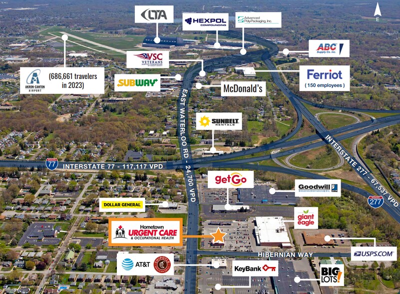 472 E Waterloo Rd, Akron, OH à vendre - Photo du bâtiment - Image 3 de 6