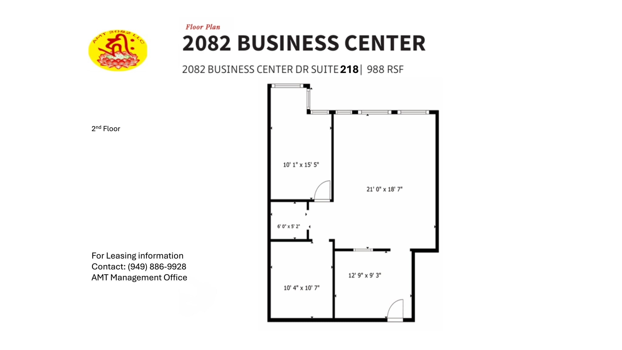 2082 Business Center Dr, Irvine, CA à louer Plan de site- Image 1 de 1