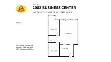 2082 Business Center Dr, Irvine, CA à louer Plan de site- Image 1 de 1