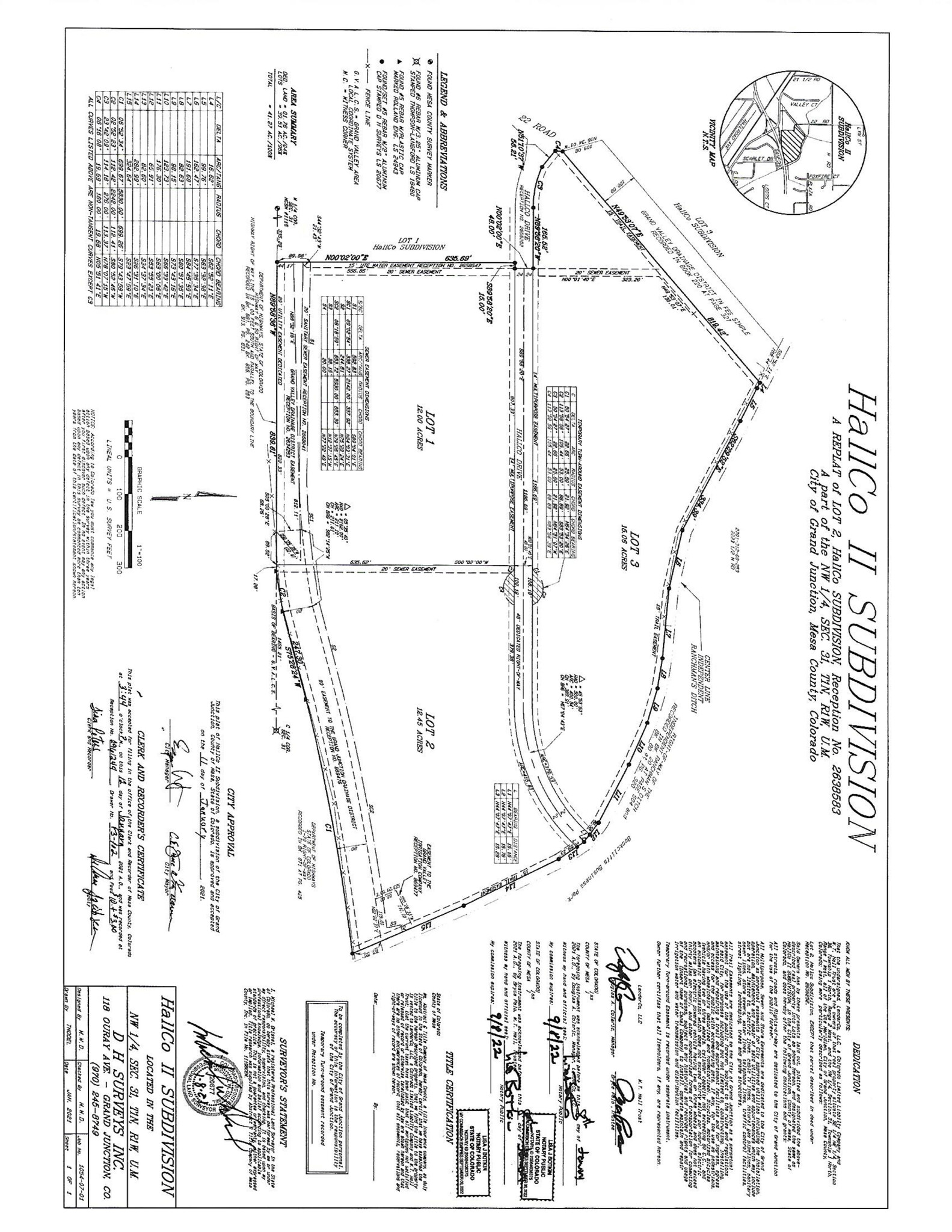 2200 Hallco Dr, Grand Junction, CO for sale Site Plan- Image 1 of 3