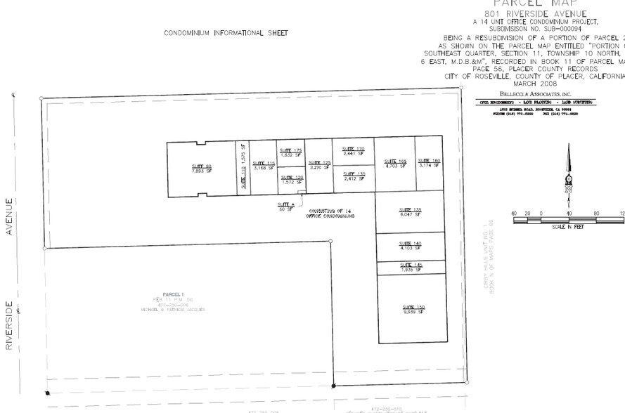 801 Riverside Ave, Roseville, CA à vendre - Plan cadastral - Image 3 de 5