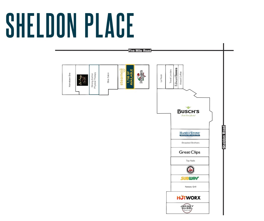 15077-15185 N Sheldon Rd, Plymouth, MI for lease Floor Plan- Image 1 of 1