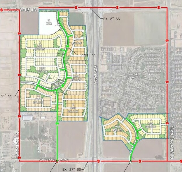 Loop 303 & W Peoria, Surprise, AZ for sale - Site Plan - Image 2 of 3