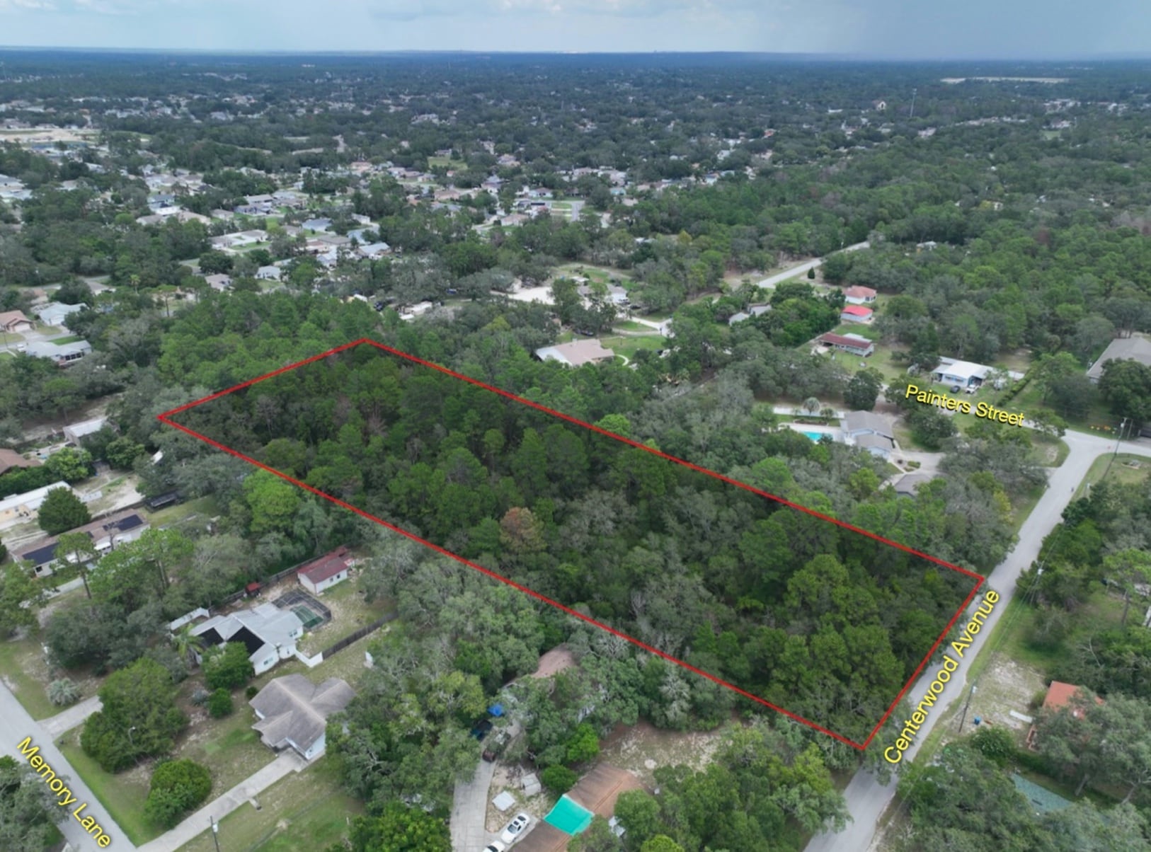 7486 Centerwood Ave, Spring Hill, FL for sale Aerial- Image 1 of 4