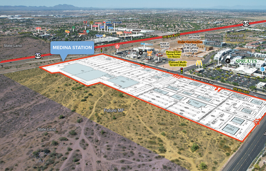 NWC Signal Butte & Us Hwy 60, Mesa, AZ for lease - Building Photo - Image 2 of 6