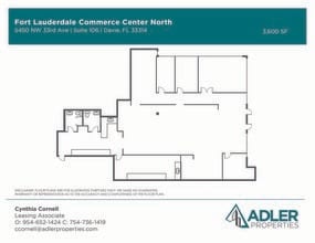 5440 NW 33rd Ave, Fort Lauderdale, FL for lease Floor Plan- Image 1 of 11