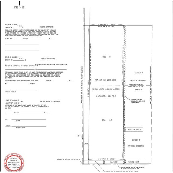 22458 Route 173 Rosecrans Hwy, Antioch, IL à vendre - Autre - Image 2 de 2