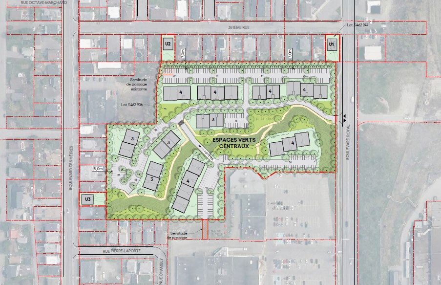 3353 Blvd Royal, Shawinigan, QC à vendre - Plan de site - Image 2 de 8