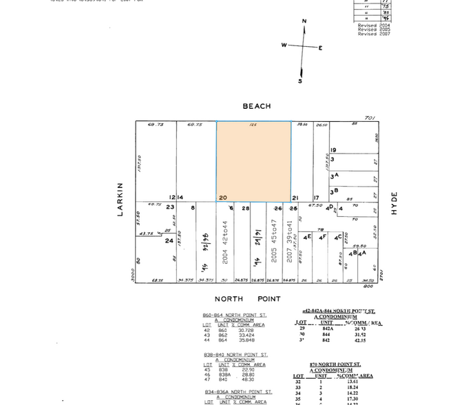 757 Beach St, San Francisco, CA for lease - Plat Map - Image 2 of 6