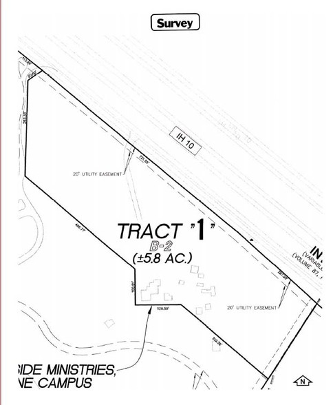 IH 10 at Menger Springs, Boerne, TX for sale - Plat Map - Image 2 of 2