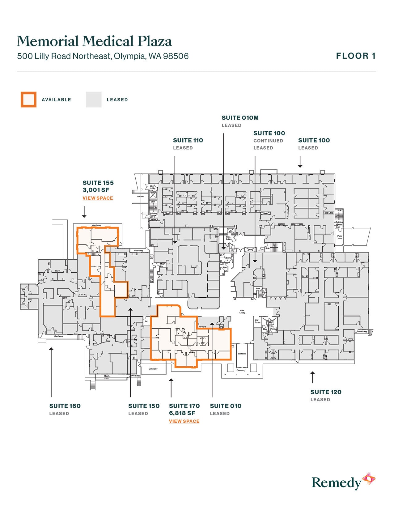 500 NE Lilly Rd, Olympia, WA à louer Plan d’étage- Image 1 de 1