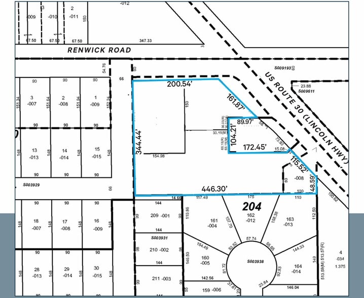 Renwick Rd, Plainfield, IL for sale - Plat Map - Image 3 of 3