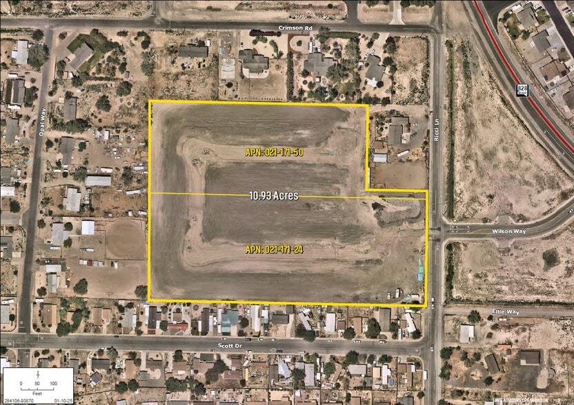 1512 Ricci Ln, Fernley, NV for sale - Aerial - Image 2 of 3