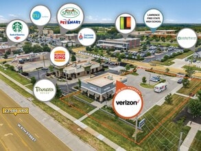 4651 Bauer Farm Dr, Lawrence, KS - AERIAL  map view - Image1