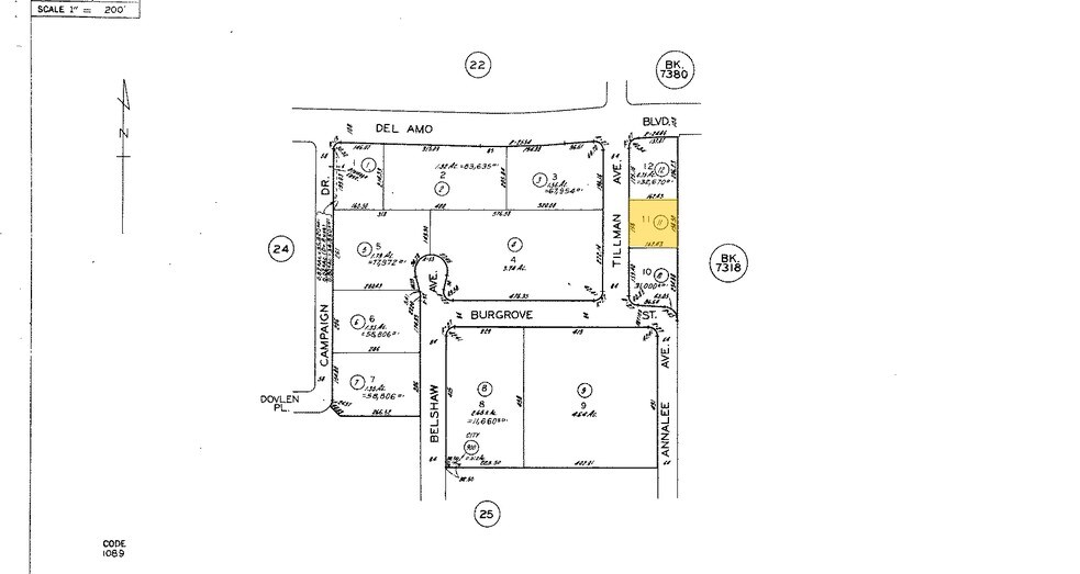 20430 Tillman Ave, Carson, CA à louer - Plan cadastral - Image 2 de 3