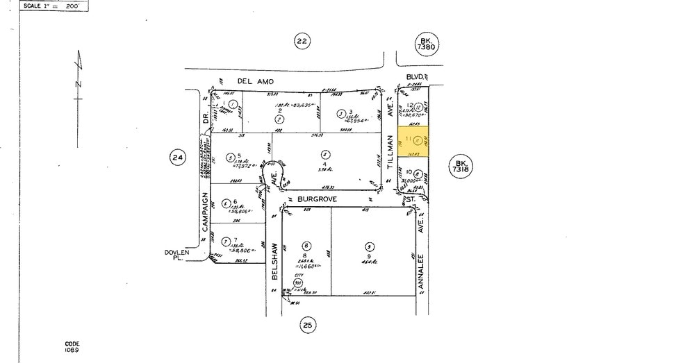 20430 Tillman Ave, Carson, CA for lease - Plat Map - Image 2 of 3