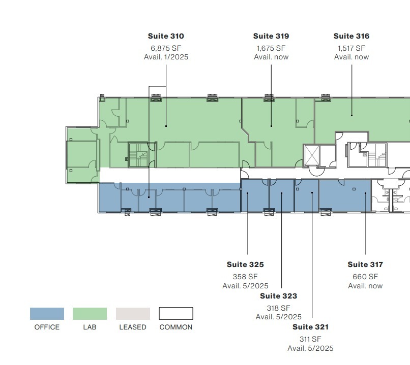 3030 Bunker Hill St, San Diego, CA à louer Plan d  tage- Image 1 de 1