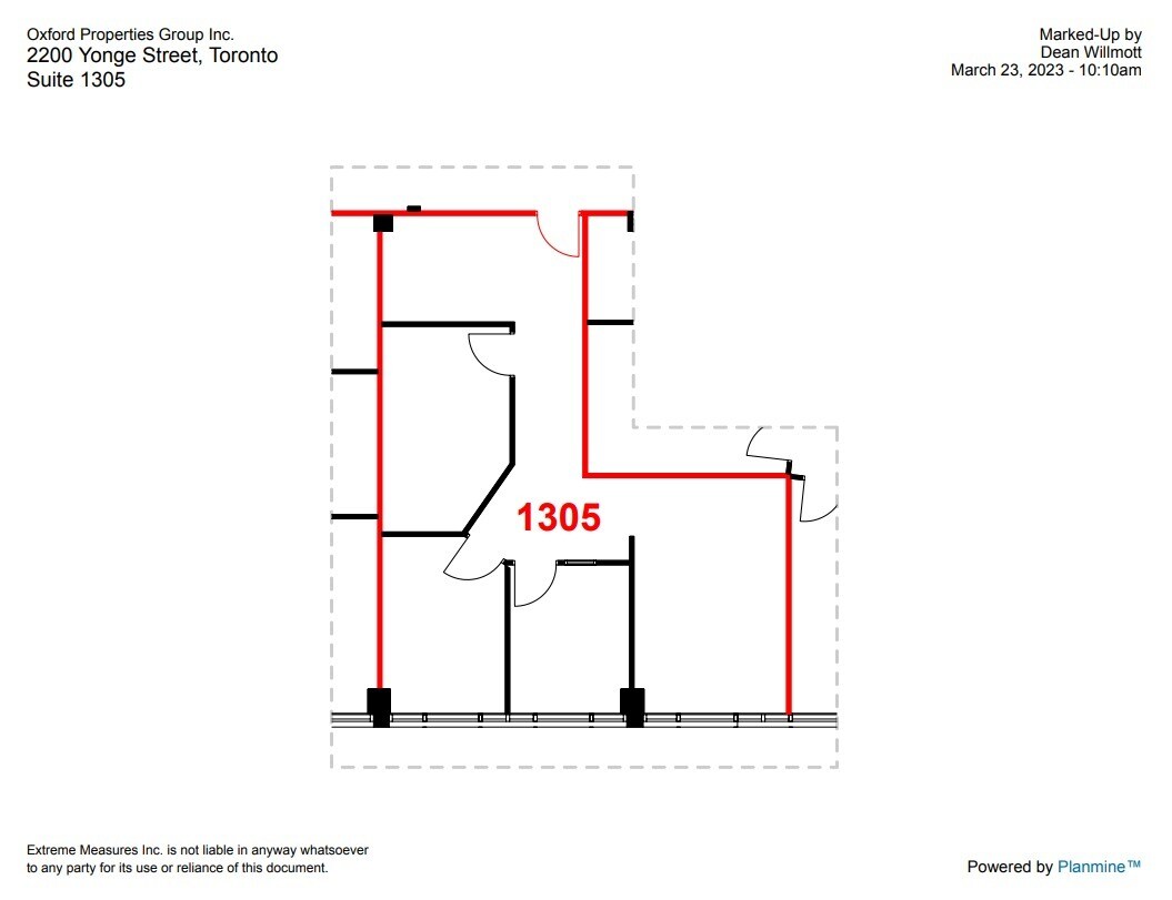 2200 Yonge St, Toronto, ON for lease Floor Plan- Image 1 of 1