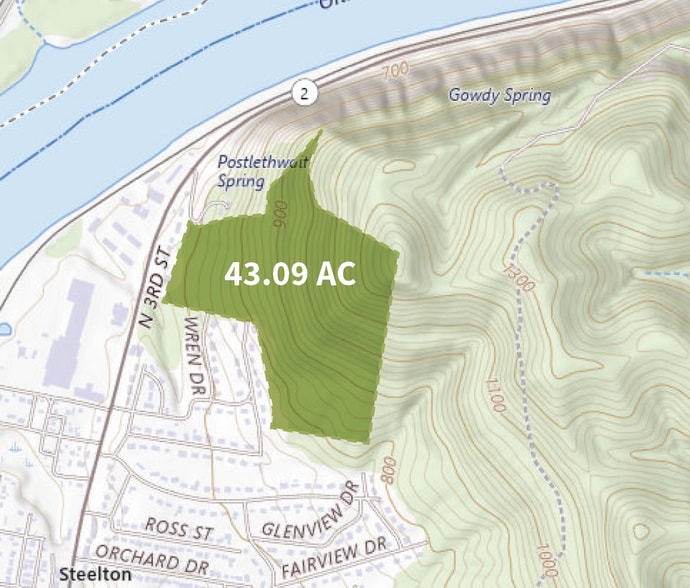 State Route 2, New Martinsville, WV à vendre - Aérien - Image 2 de 4