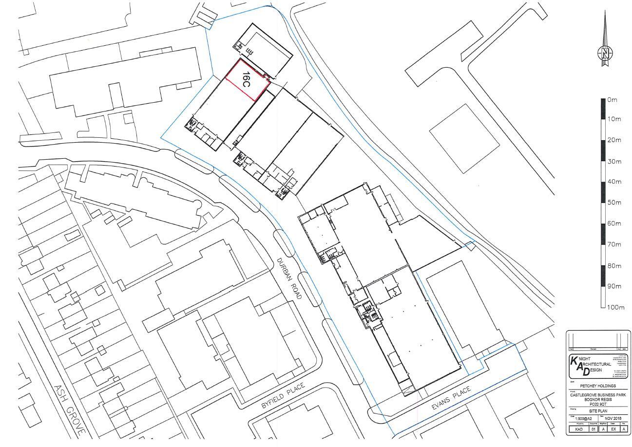 Durban Rd, Bognor Regis à louer Plan de site- Image 1 de 1
