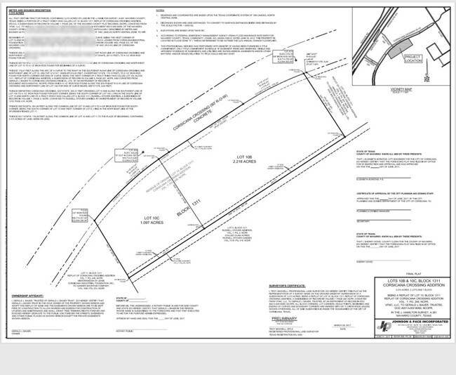 Plus de détails pour 0 Corsicana Crossing Blvd, Corsicana, TX - Terrain à vendre