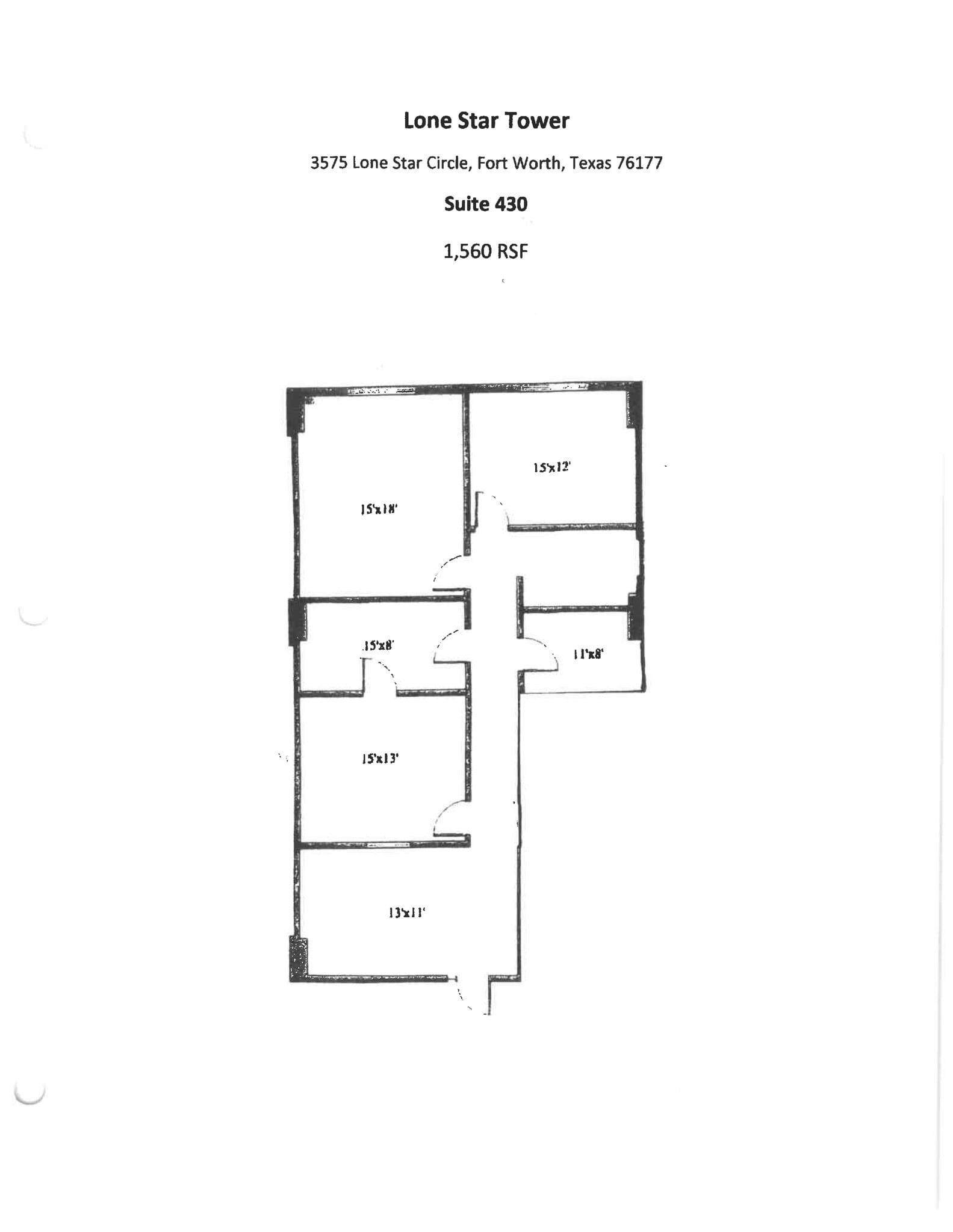 3575 Lone Star Cir, Fort Worth, TX for lease Site Plan- Image 1 of 1