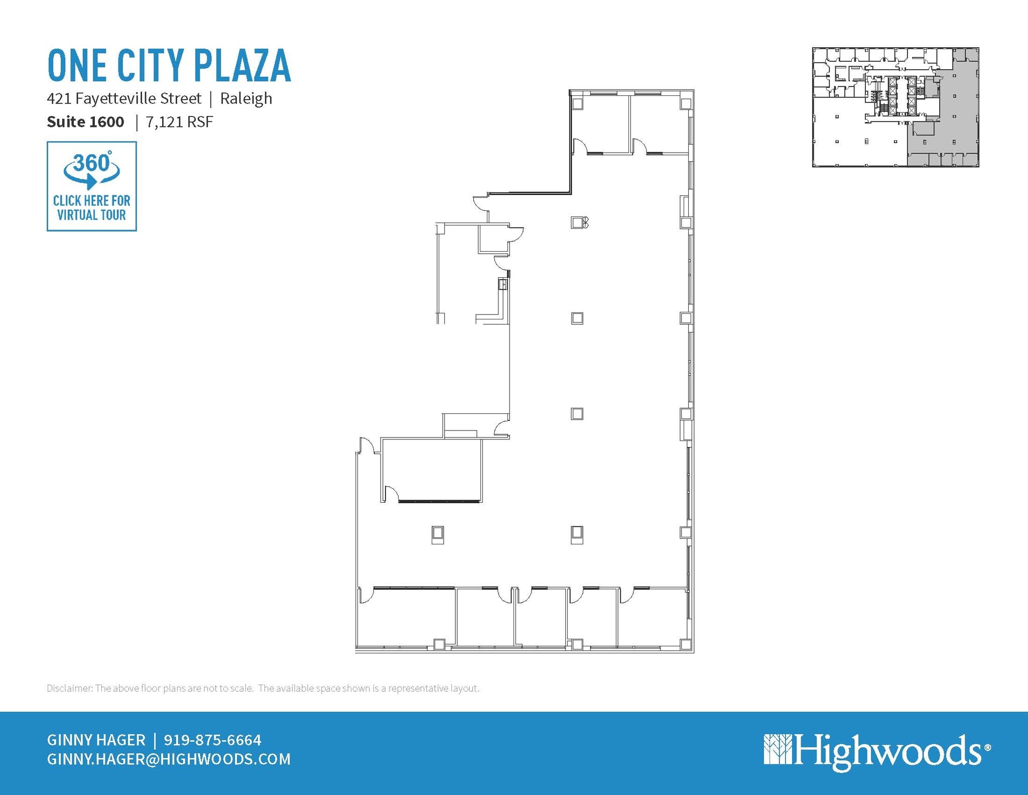421 fayetteville St, Raleigh, NC for lease Interior Photo- Image 1 of 3