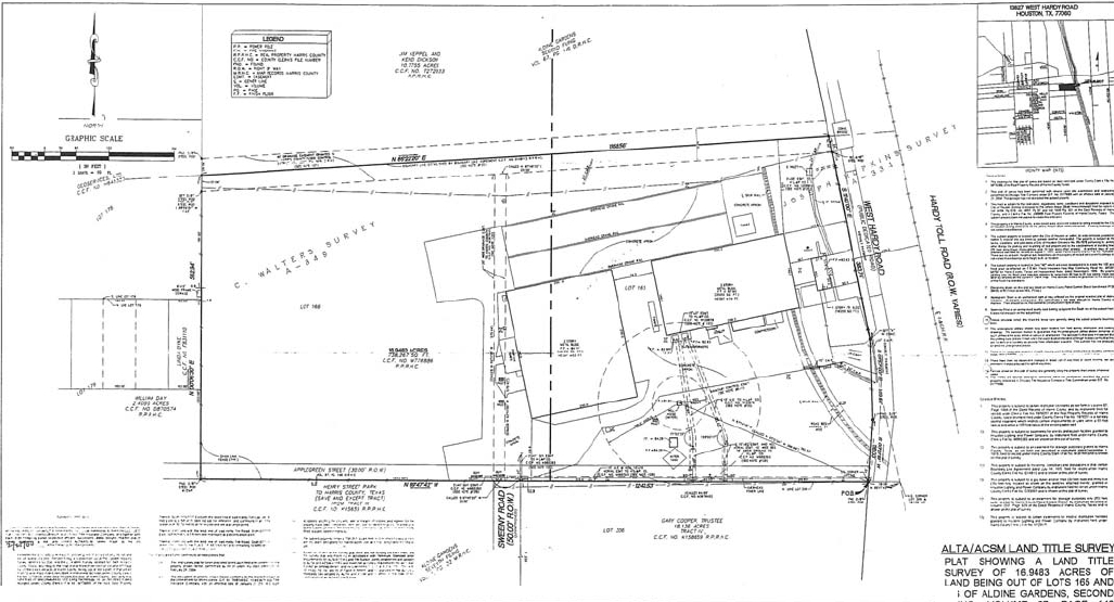 13827 W Hardy Rd, Houston, TX à vendre Plan cadastral- Image 1 de 1