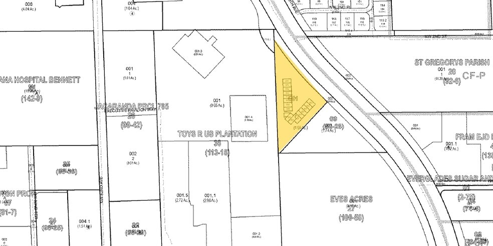 201 N University Dr, Plantation, FL for lease - Plat Map - Image 3 of 16