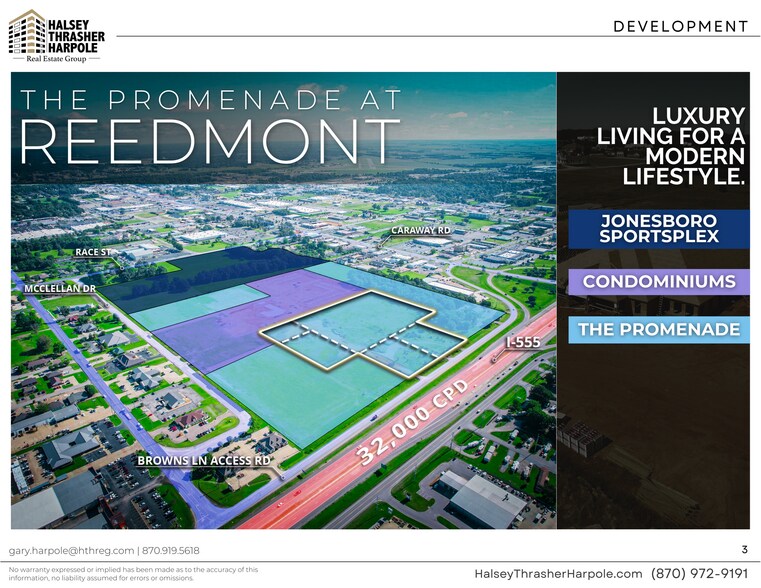 Browns Lane Access Road, Jonesboro, AR à vendre - Aérien - Image 1 de 1