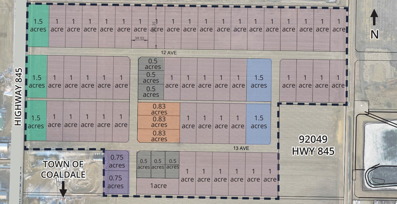 92049 Hwy 845, Coaldale, AB à vendre Plan de site- Image 1 de 1