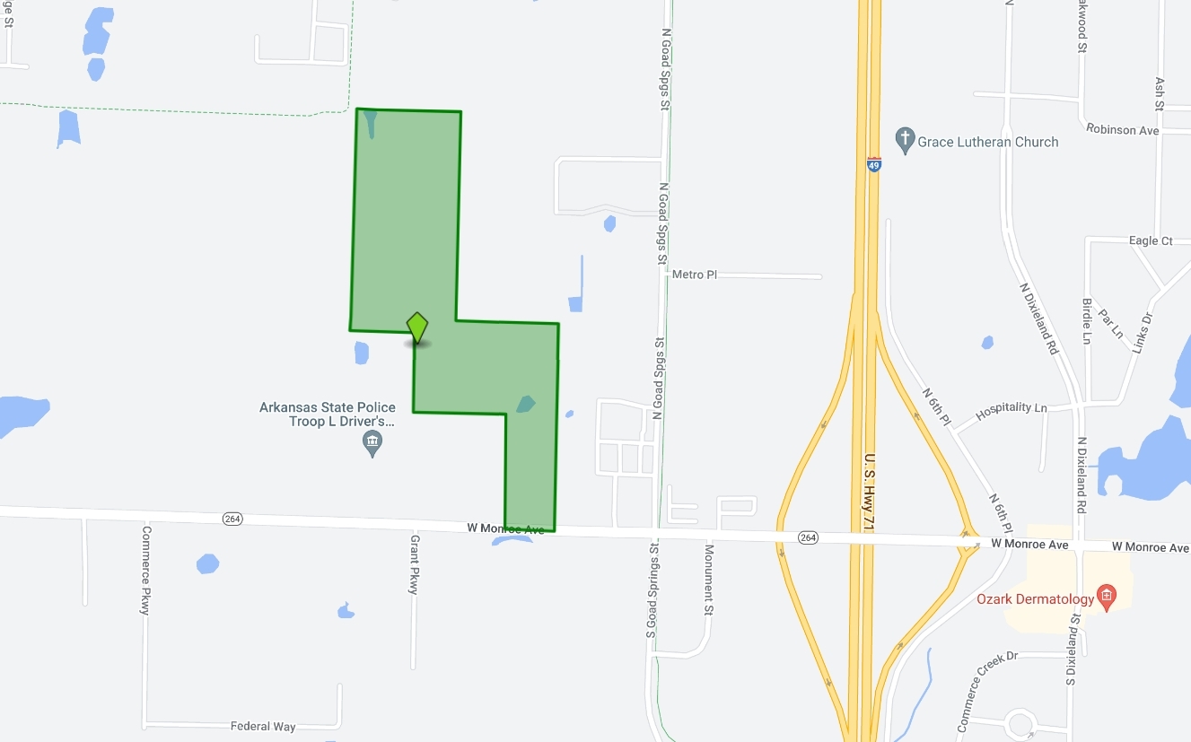 Hwy 264 & W Monroe Ave, Lowell, AR à vendre Plan cadastral- Image 1 de 1